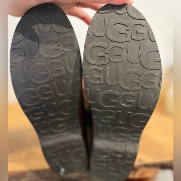 UGG Australia women’s dunwich chocolate brown suede and leather boots size 7 EUC - Picture 8 of 11